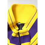 Dolce & Gabbana Black Striped Logo Full Zip Bomber Jacket JKT41413-52