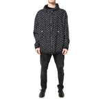 Dolce & Gabbana Black Heart Print Hooded Windbreaker Jacket JKT41420-52