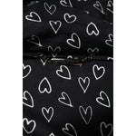 Dolce & Gabbana Black Heart Print Hooded Windbreaker Jacket JKT41420-52