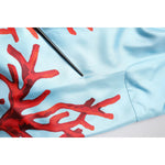 Dolce & Gabbana Blue Red Coral Print Wrap Robe Coat Jacket JKT41428-50