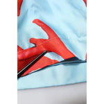 Dolce & Gabbana Blue Red Coral Print Wrap Robe Coat Jacket JKT41428-50
