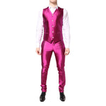 Dolce & Gabbana Pink SICILIA Double Breasted 3 Piece Suit KOS2224-46