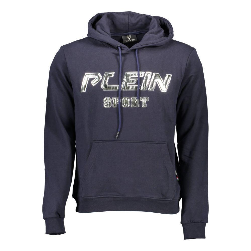 Plein Sport Blue Cotton Men Sweater PL-36927-S