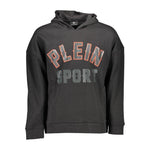 Plein Sport Black Cotton Men Sweater PL-10023-M