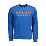 North Sails Blue Cotton Men Sweater NO-12578-L