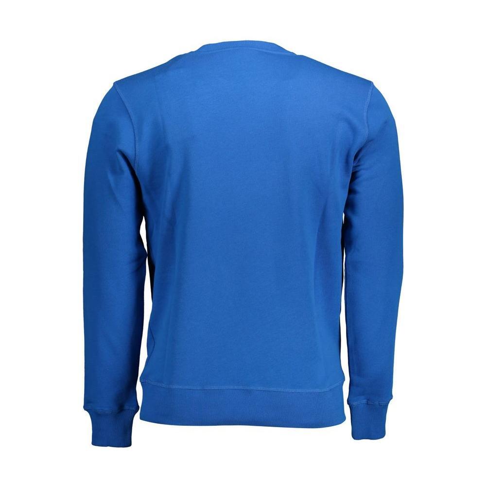 North Sails Blue Cotton Men Sweater NO-12578-L