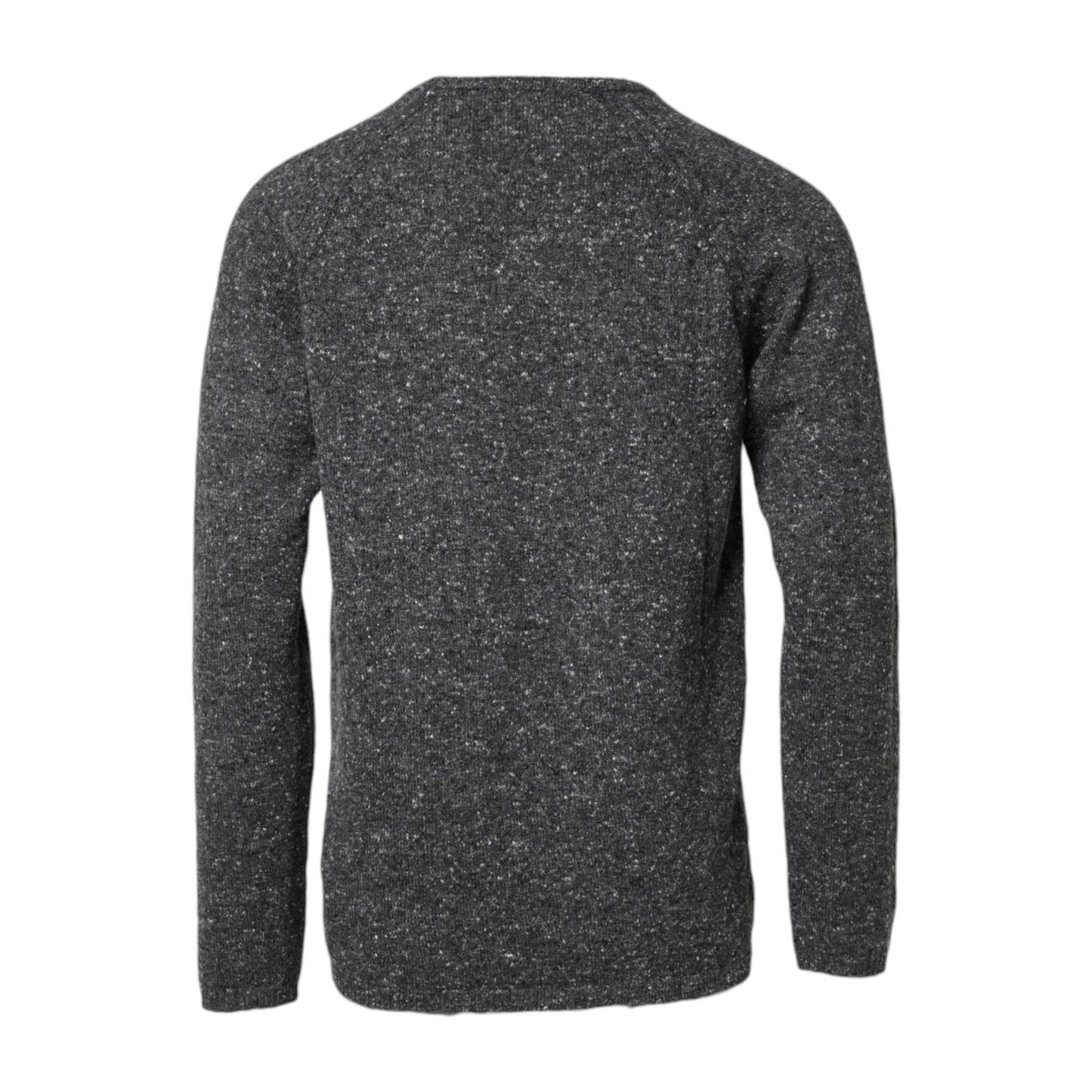 Dolce & Gabbana Gray Wool Knitted Round Neck Pullover Sweater THS90417-54