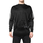 Dolce & Gabbana Black Logo Knitted Crewneck Pullover Sweater TSH87201-48