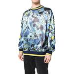 Dolce & Gabbana Multicolor Marble Print Men Pullover Sweater TSH87202-52