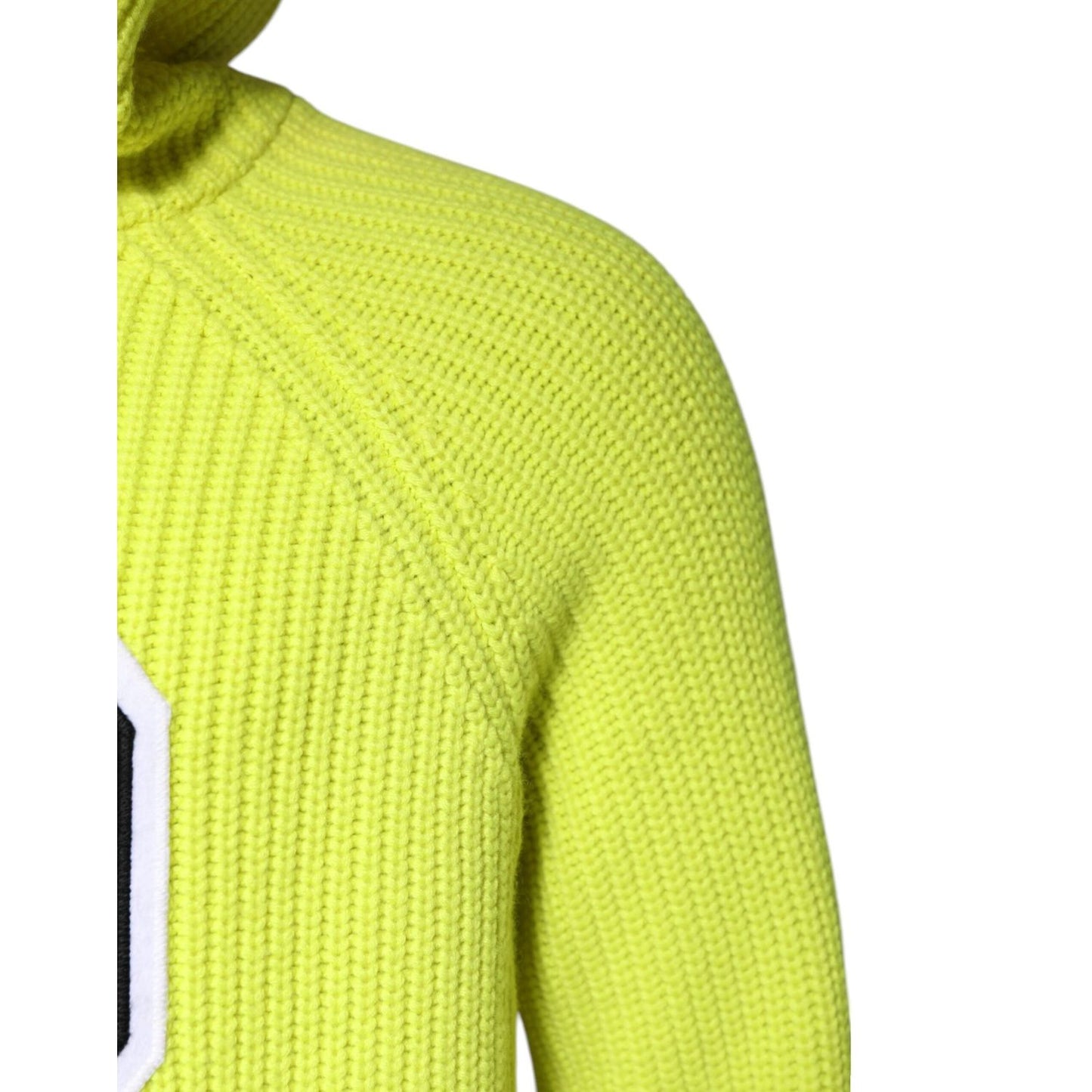 Dolce & Gabbana Green 69 Knit Hooded Men Pullover Sweater TSH90255-48