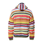Dolce & Gabbana Multicolor Cotton Hooded Pullover Sweater TSH90258-50