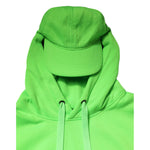 Dolce & Gabbana Green Polyester Hooded Sportswear Vest Sweater TSH90317