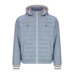 Herno Blue Silk Jacket HE-15364-IT50 | L