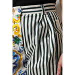 Dolce & Gabbana Multicolor Majolica Print High Waist Shorts SKI2138-42