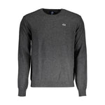 La Martina Brown Wool Men Sweater LA-17157-S