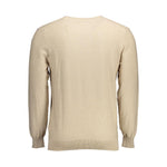 Gant Beige Cotton Men Sweater GA-37165-S