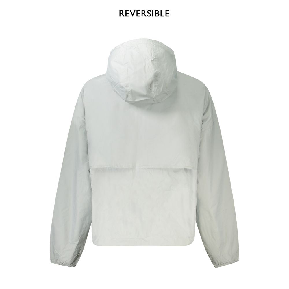 K-WAY Gray Nylon Women Jacket KW-34131-M