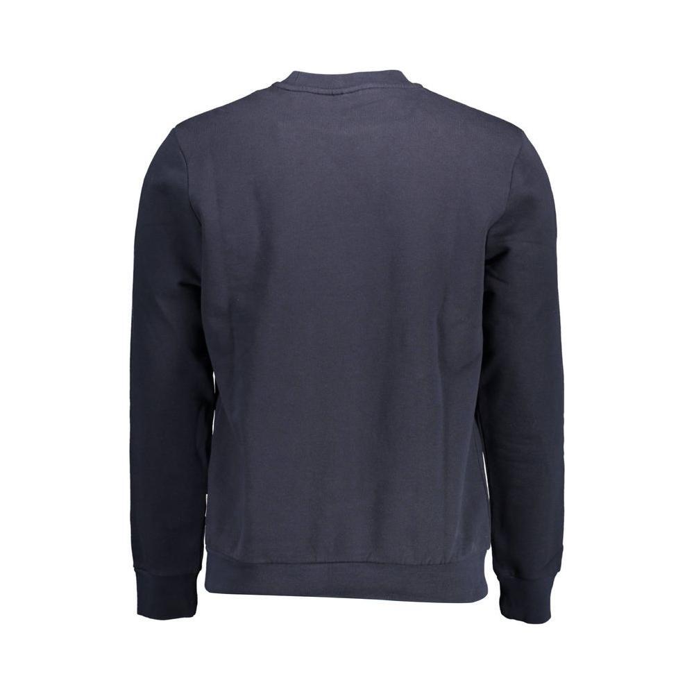 Napapijri Blue Cotton Men Sweater NA-37107-XXL