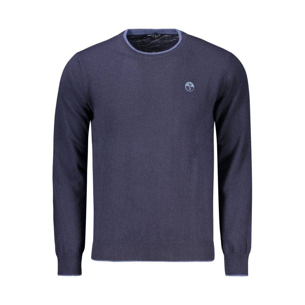North Sails Blue Wool Men Sweater NO-32945-S