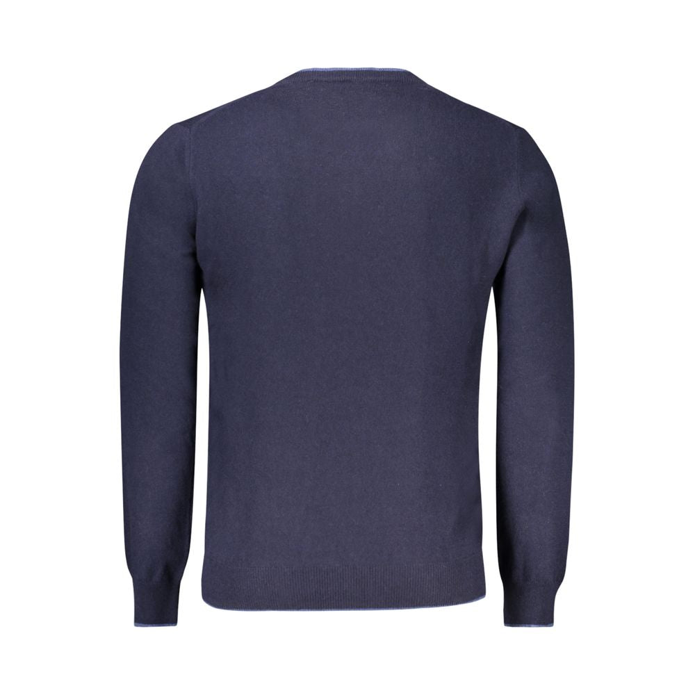 North Sails Blue Wool Men Sweater NO-32945-S