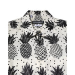 Dolce & Gabbana White Pineapple Print Long Sleeve GOLD Shirt TSH90452-37