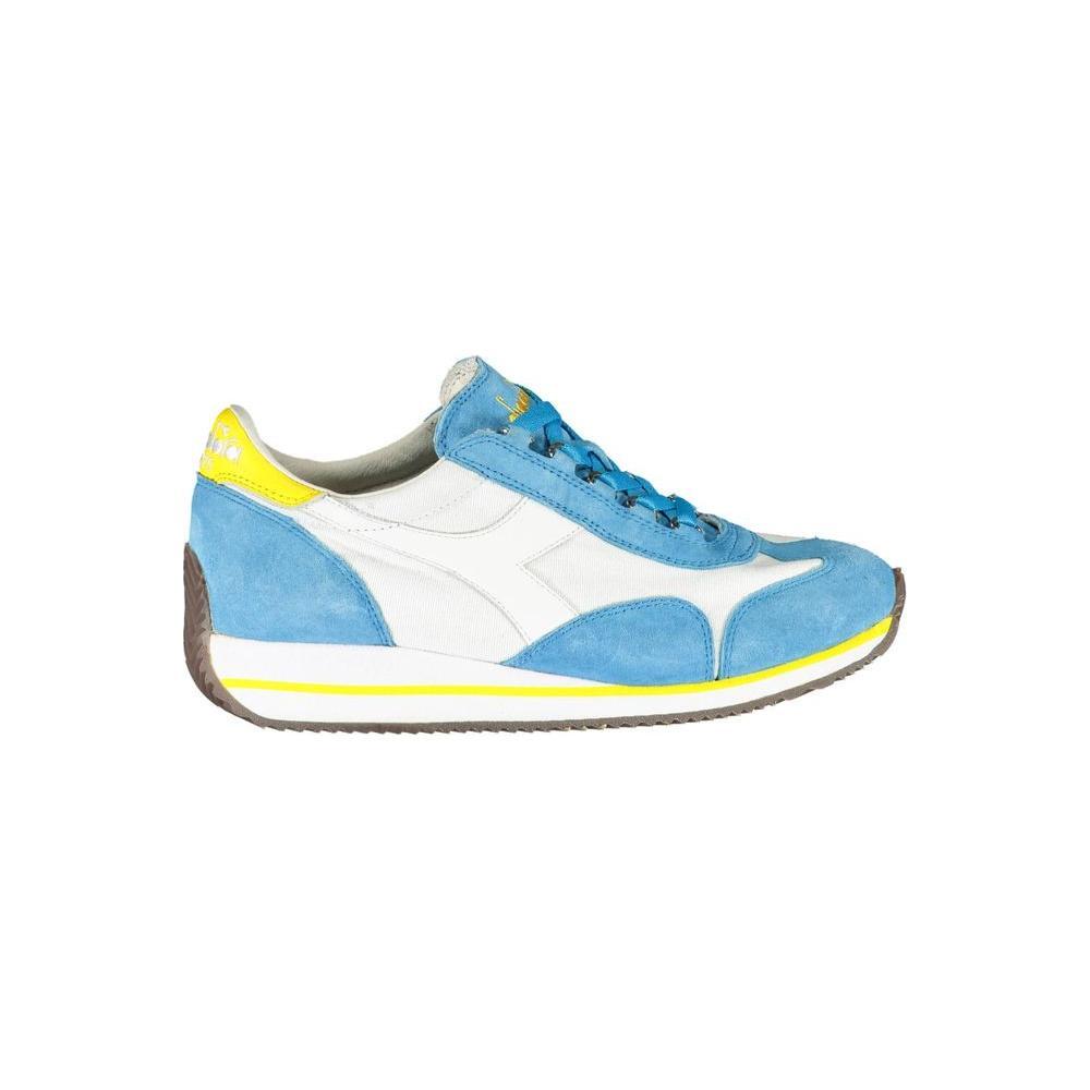 Diadora Light Blue Leather Women Sneaker