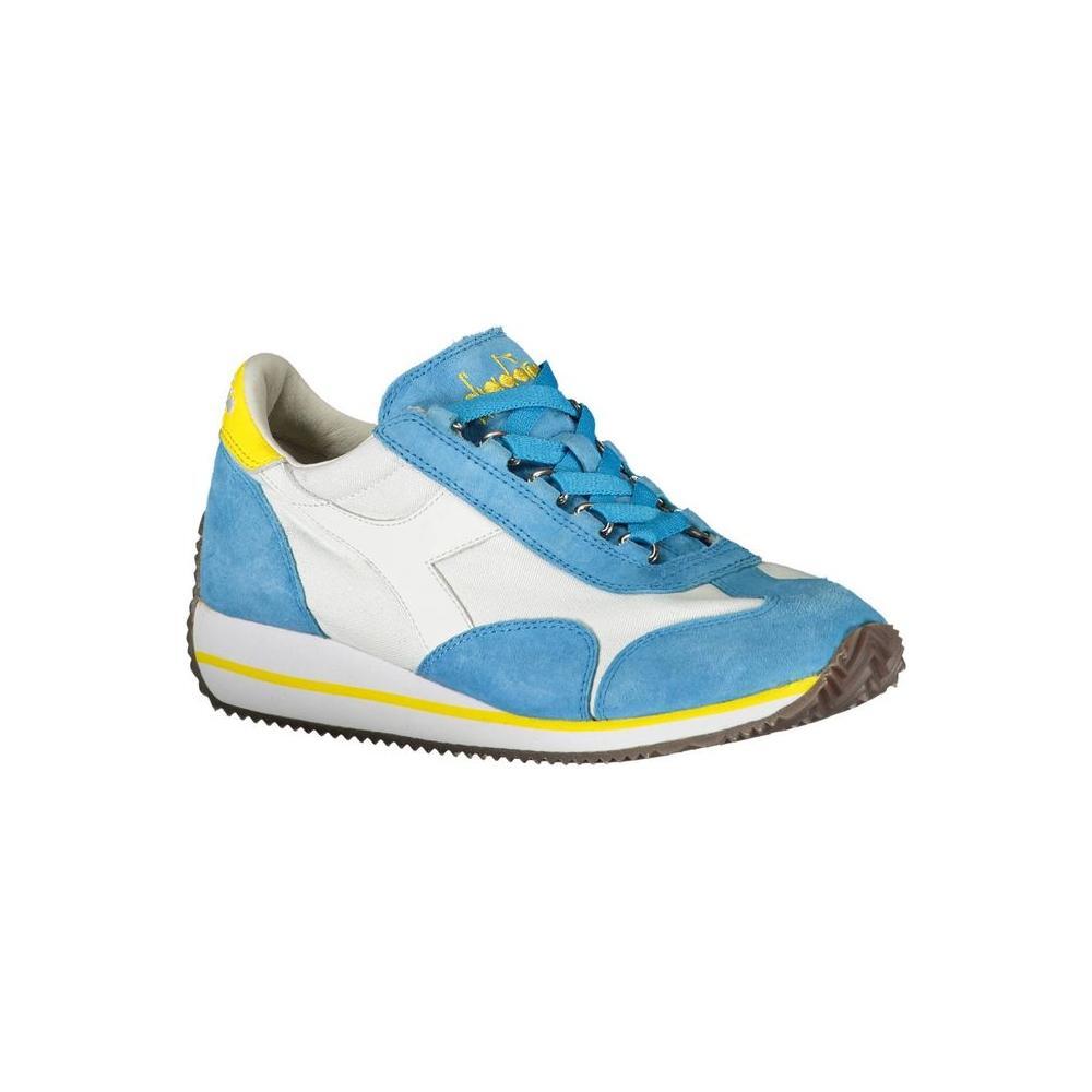 Diadora Light Blue Leather Women Sneaker