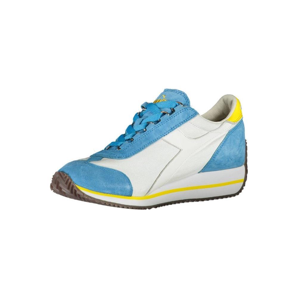 Diadora Light Blue Leather Women Sneaker