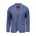 Gant Blue Nylon Men Jacket GA-3877-IT50 | L