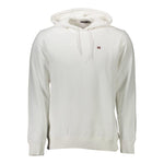 Napapijri White Cotton Men Sweater NA-8358-XXL