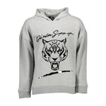 Plein Sport Gray Cotton Men Sweater PL-10038-S