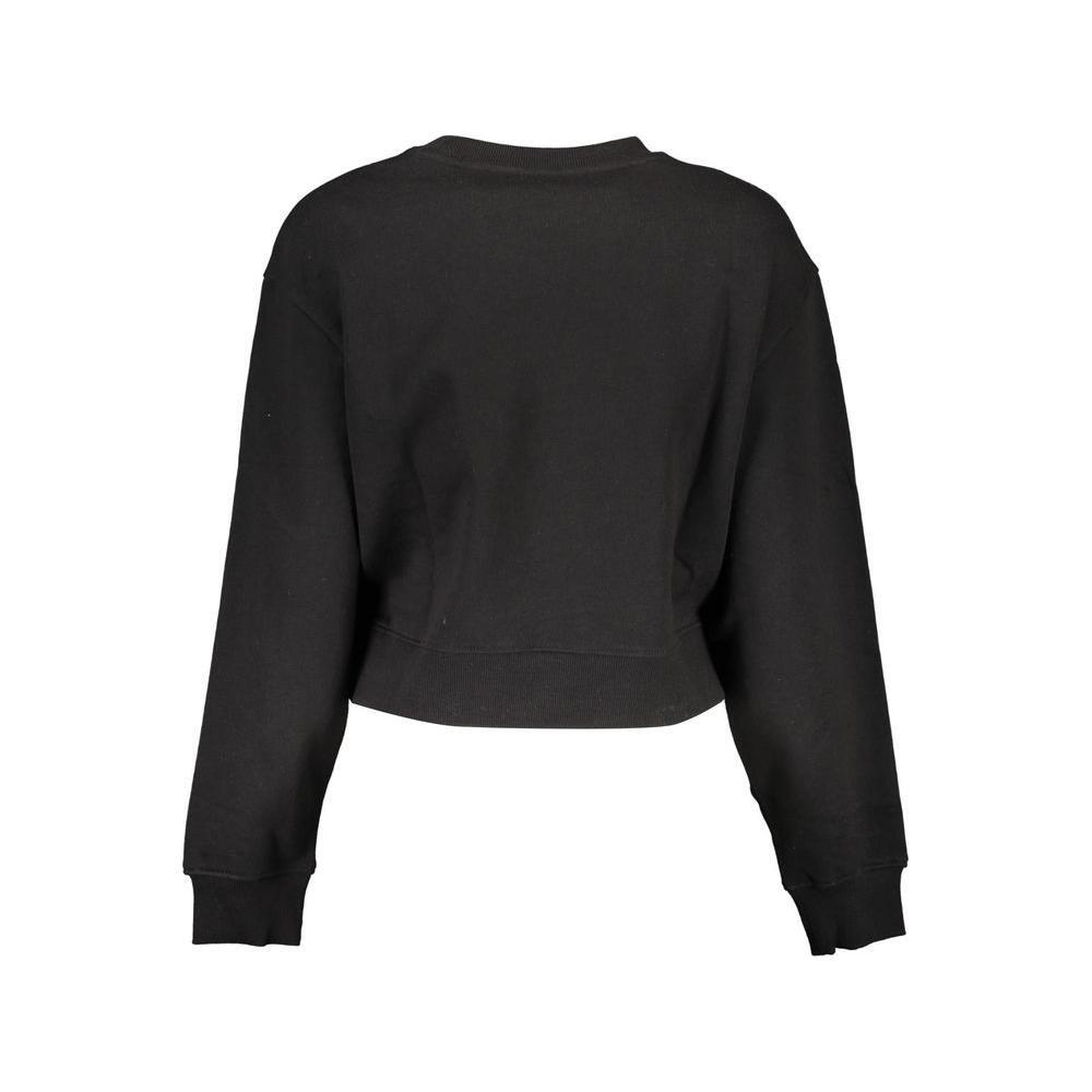 Guess Jeans Black Cotton Women Sweater GU-10209-XXL