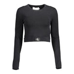 Calvin Klein Black Lyocell Women Sweater CA-12080-XL