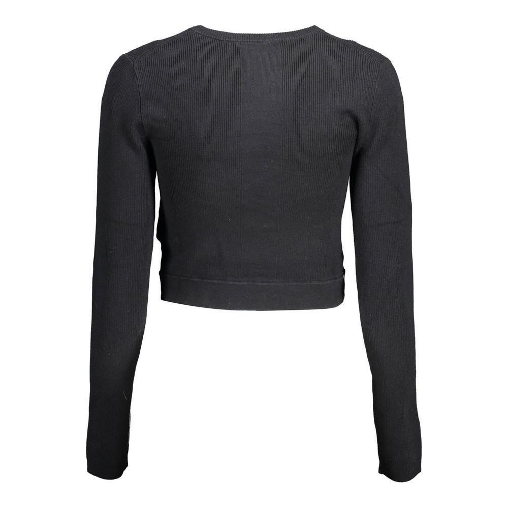 Calvin Klein Black Lyocell Women Sweater CA-12080-XL