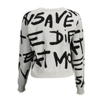 Desigual Gray Cotton Women Sweater