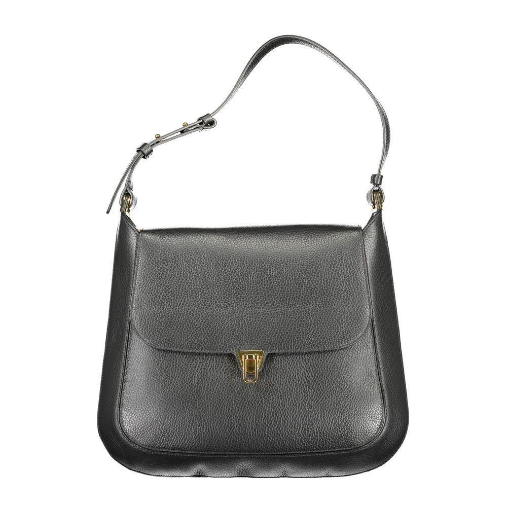 Coccinelle Black Leather Women Handbag CO-15745-FBB-409
