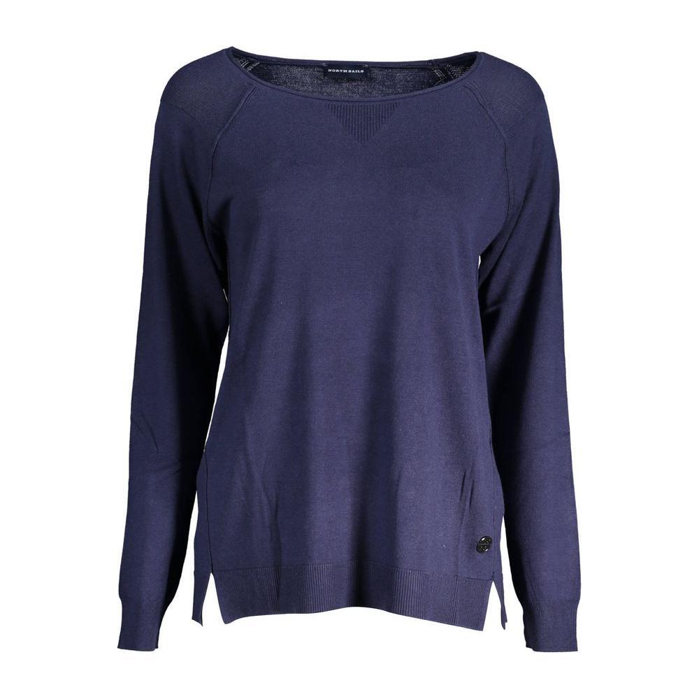 North Sails Blue Viscose Women Sweater NO-20248-S