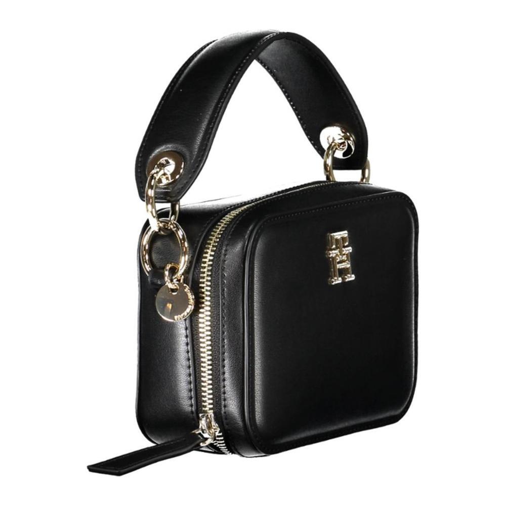 Tommy Hilfiger Black Polyethylene Women Handbag TO-20447