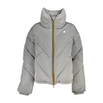 K-WAY Elegant Gray Long-Sleeved Jacket KW-22238-XS
