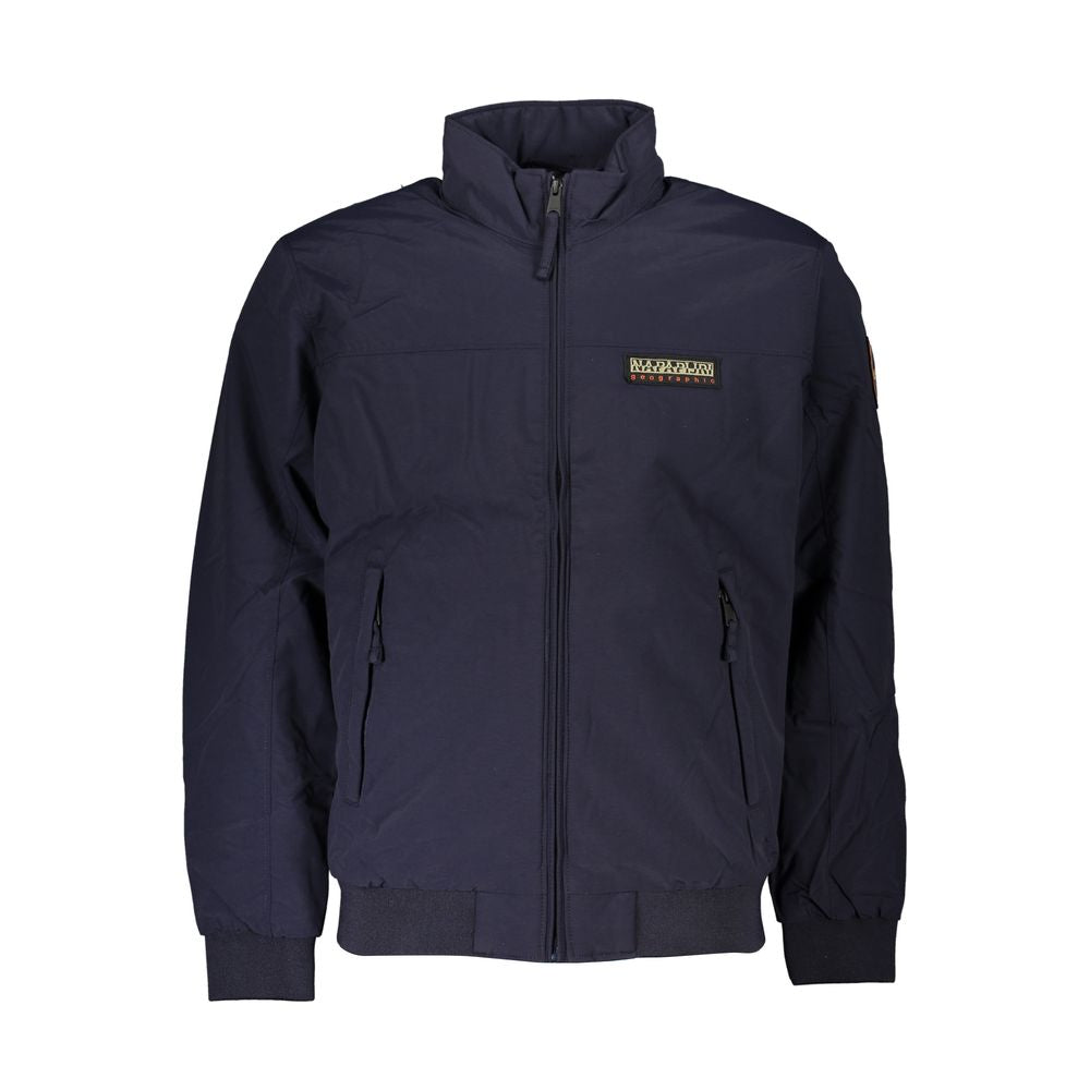 Napapijri Blue Polyamide Men Jacket NA-25103-S