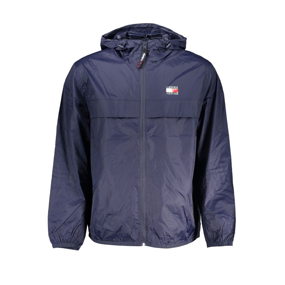 Tommy Hilfiger Blue Polyamide Men Jacket TO-25410-XL