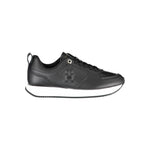 Tommy Hilfiger Black Leather Women Sneaker TO-26141-EU36/US6