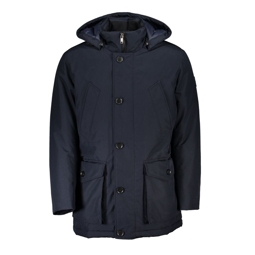 Hugo Boss Blue Polyamide Men Jacket BO-28103-IT46 | S