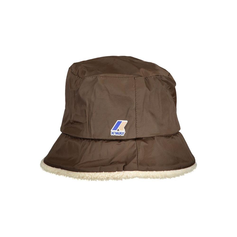 K-WAY Brown Polyamide Hats & Cap KW-30390