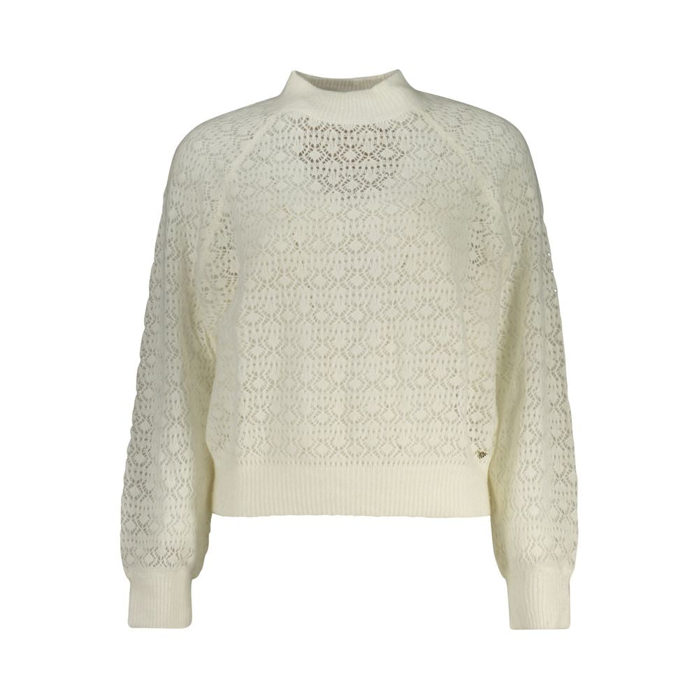 Guess Jeans White Alpaca Women Sweater GU-32383-XS
