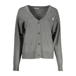 Guess Jeans Gray Polyester Sweater GU-32446-XS