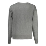 Guess Jeans Gray Polyester Sweater GU-32446-XS