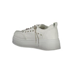 Laura Biagiotti White Polyethylene Women Sneaker LA-32793-EU40/US10
