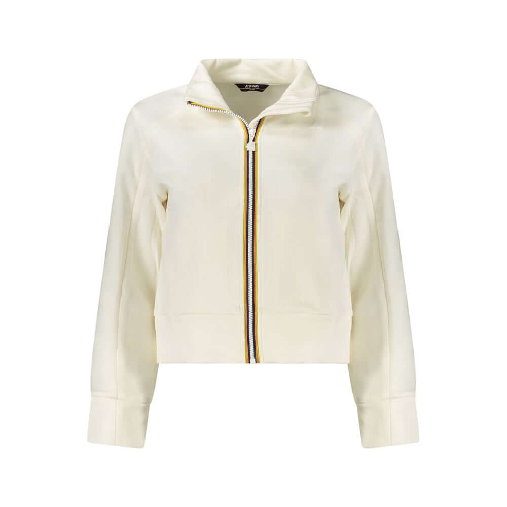 K-WAY White Polyester Sweater KW-34407-XS