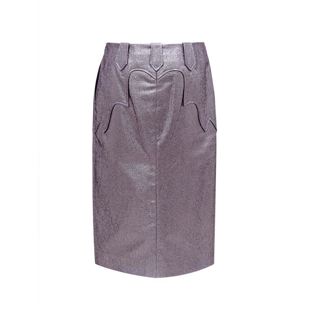 Tom Ford Purple Polyamide Skirt TO-931120051588-IT40|S